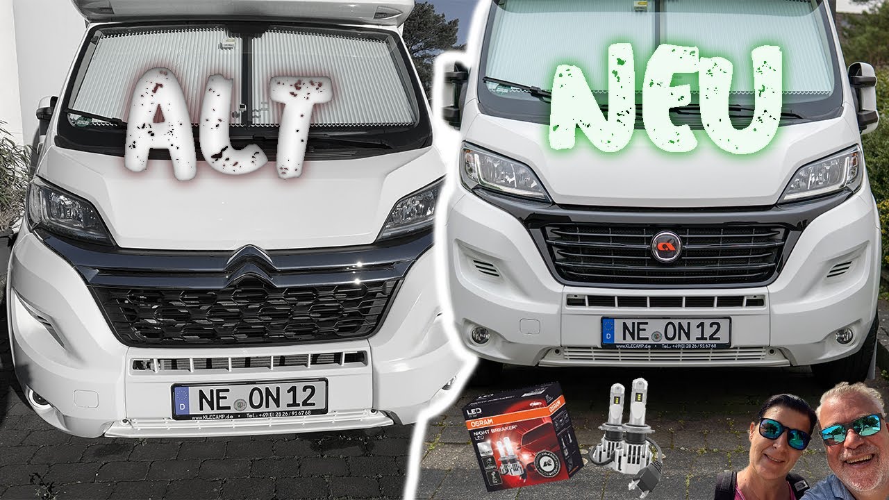 Citroën/Fiat Ducato Wohnmobil Kühlergrill tauschen & Steinschlagschutz & OSRAM LED Night Breaker DIY