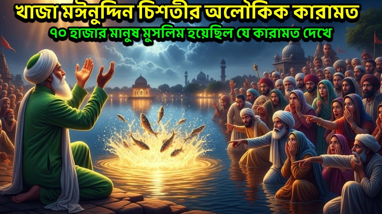 😢 মৃত মাছ জীবিত হয়ে গেল! খাজা মঈনুদ্দিন চিশতীর অলৌকিক কারামত 🕌