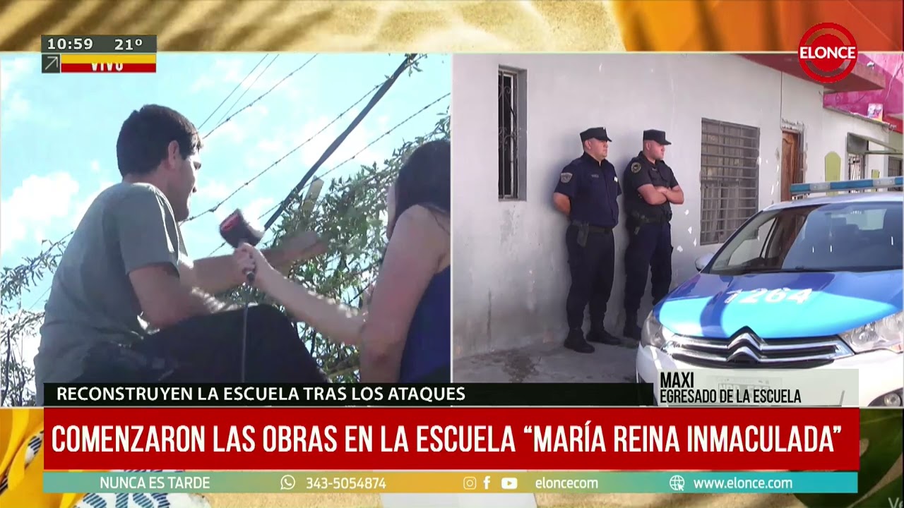 Maxi egresó de la escuela María Reina Inmaculada y ahora colabora con su reparación - 26/02/26
