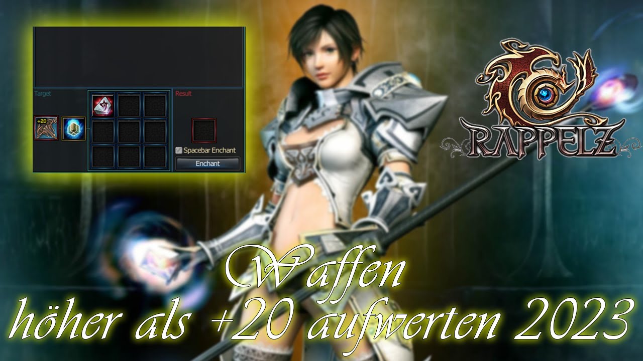 RAPPELZ 🧙‍♂️ - Waffen aufwerten höher als +20 - ab EPIC 9_8 [2023] - DEUTSCH