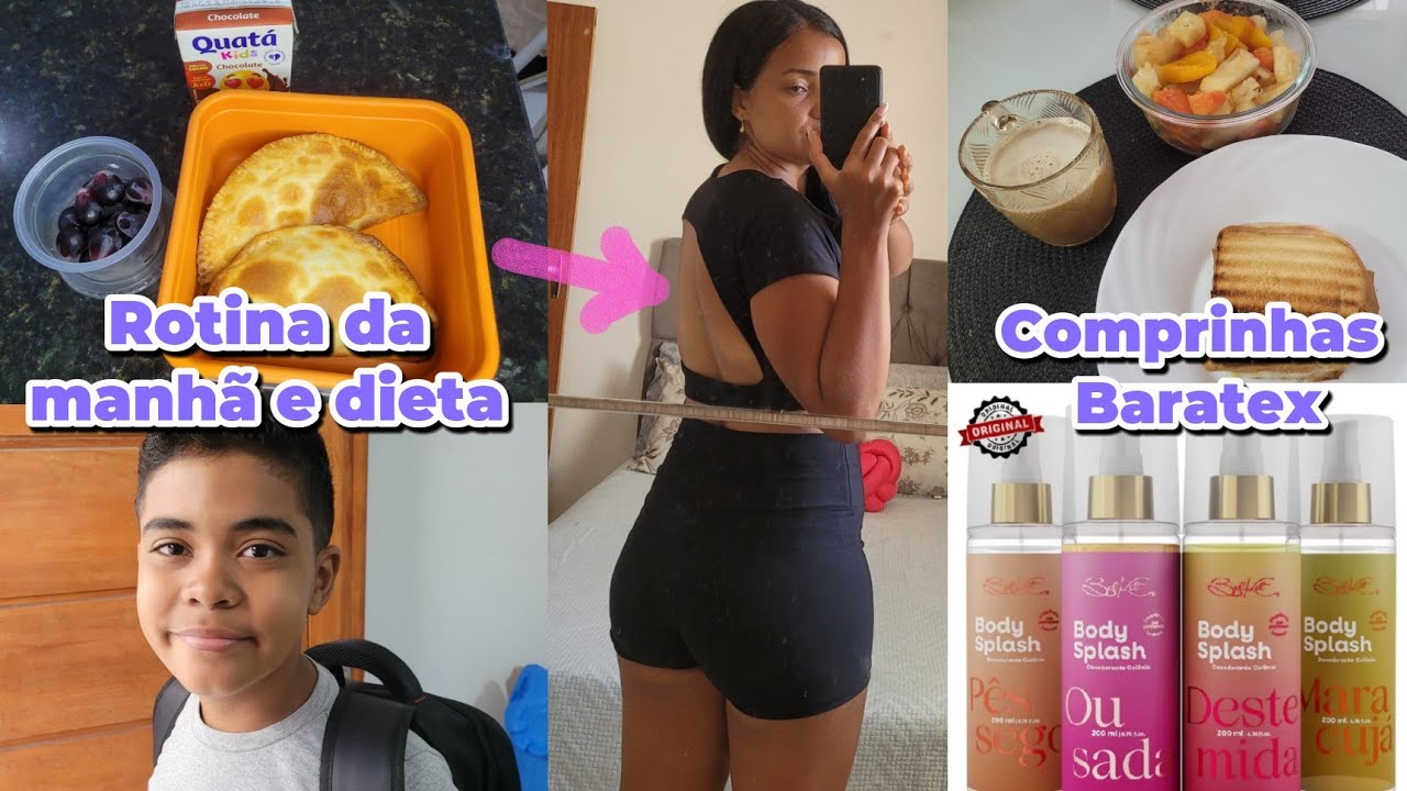 ROTINA DA MANHÃ/ LANCHEIRA SAUDÁVEL/  MINHA ALIMENTAÇÃO/ COMPRINHAS DA SHOPEE/ LOOKS FITNESS BARATEX