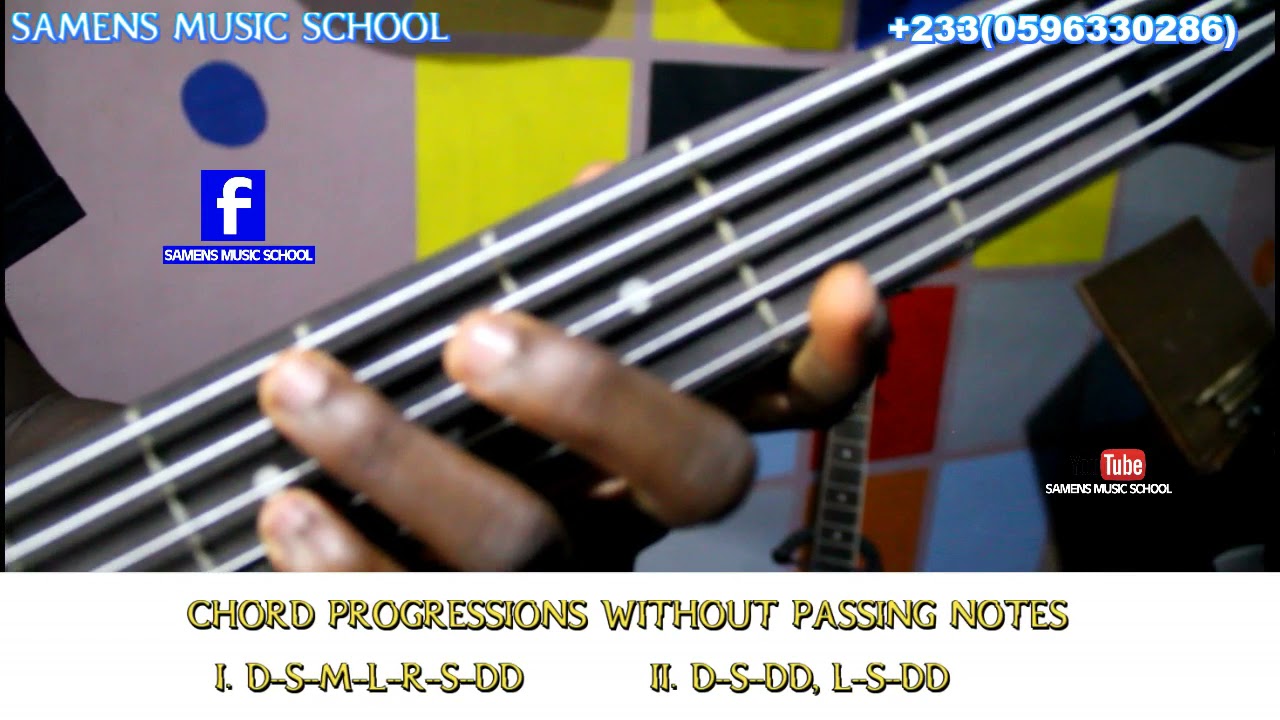 Yede wo ayeyi rebere wo bass guitar  lesson