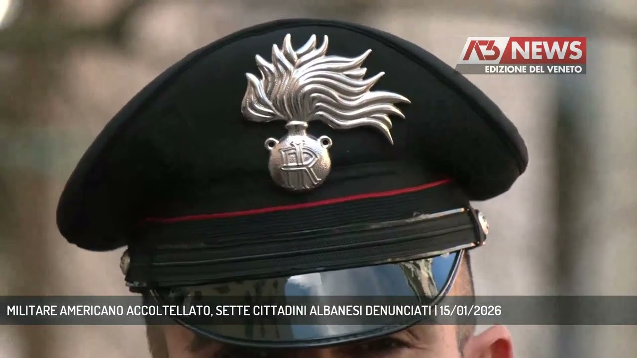 MILITARE AMERICANO ACCOLTELLATO, SETTE CITTADINI ALBANESI DENUNCIATI | 15/01/2026
