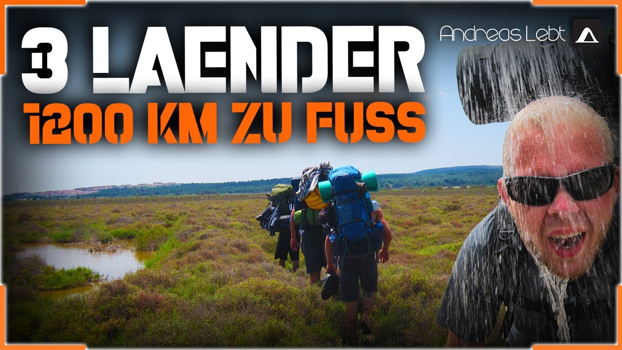 3 L&Auml;NDER - 1200 KM ZU FUSS | ERINNERUNGEN - Italien - Frankreich -Spanien | Trekking Backpacking