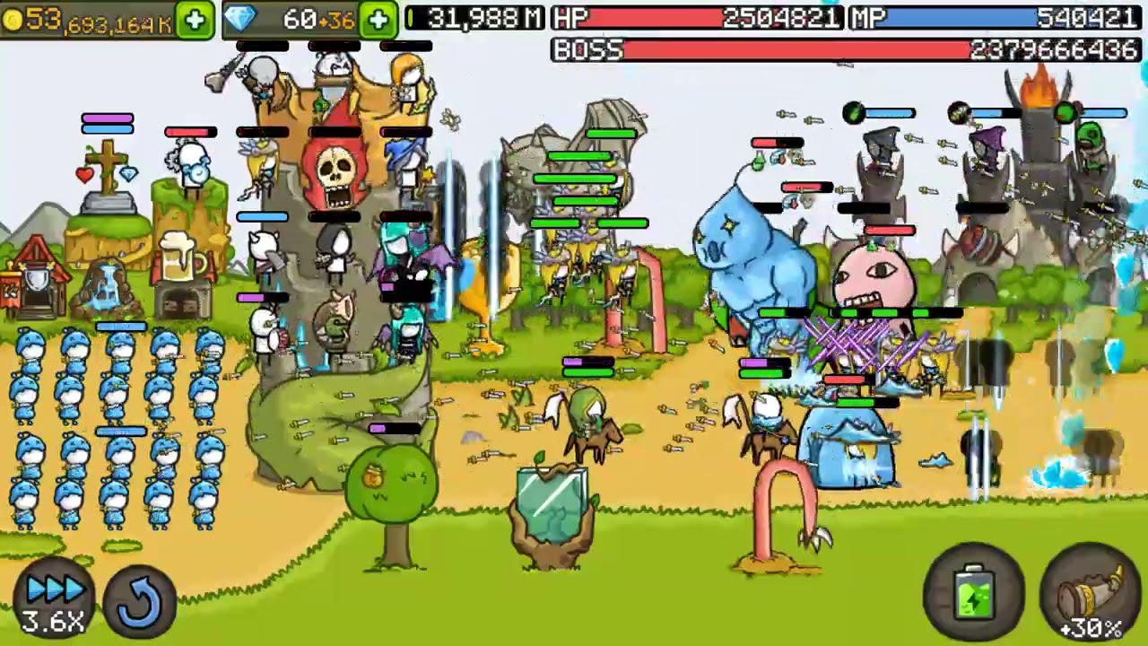 Grow Castle Poison TA build with Ice Couple - DH4+H Build at 1.3M Waves