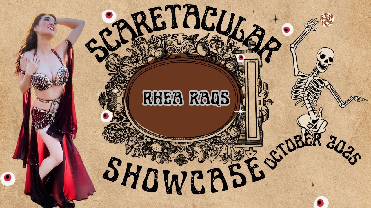 Rhea Raqs, Scaretacular 2025 Halloween bellydance variety showcase. Episode 2