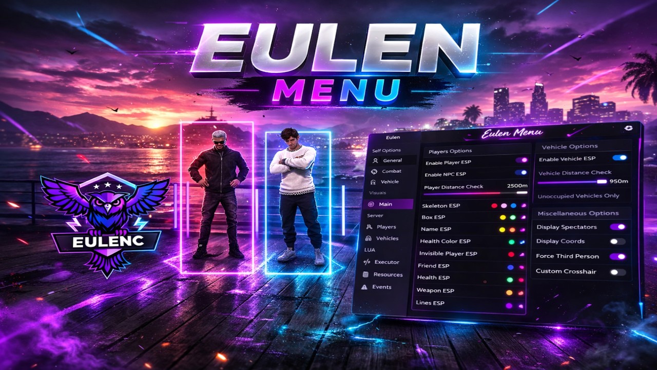 Eulen FiveM | Best Aimbot for PVP | The best Cheat in FiveM