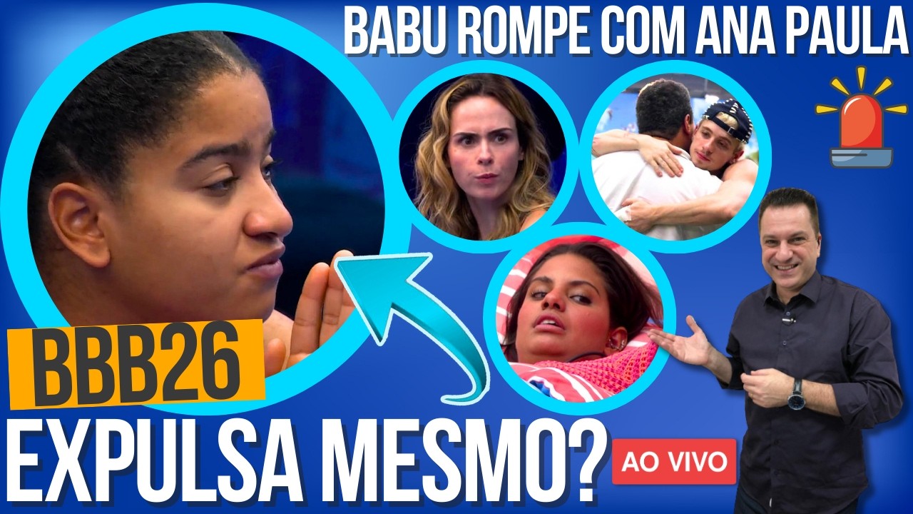 🚨BBB26: EXPULSÃO! MILENA TIRA GABRIELA DO QUARTO, BABU ROMPE COM ANA, MAXI FAZ REVELAÇÃO QUE CHOCA!