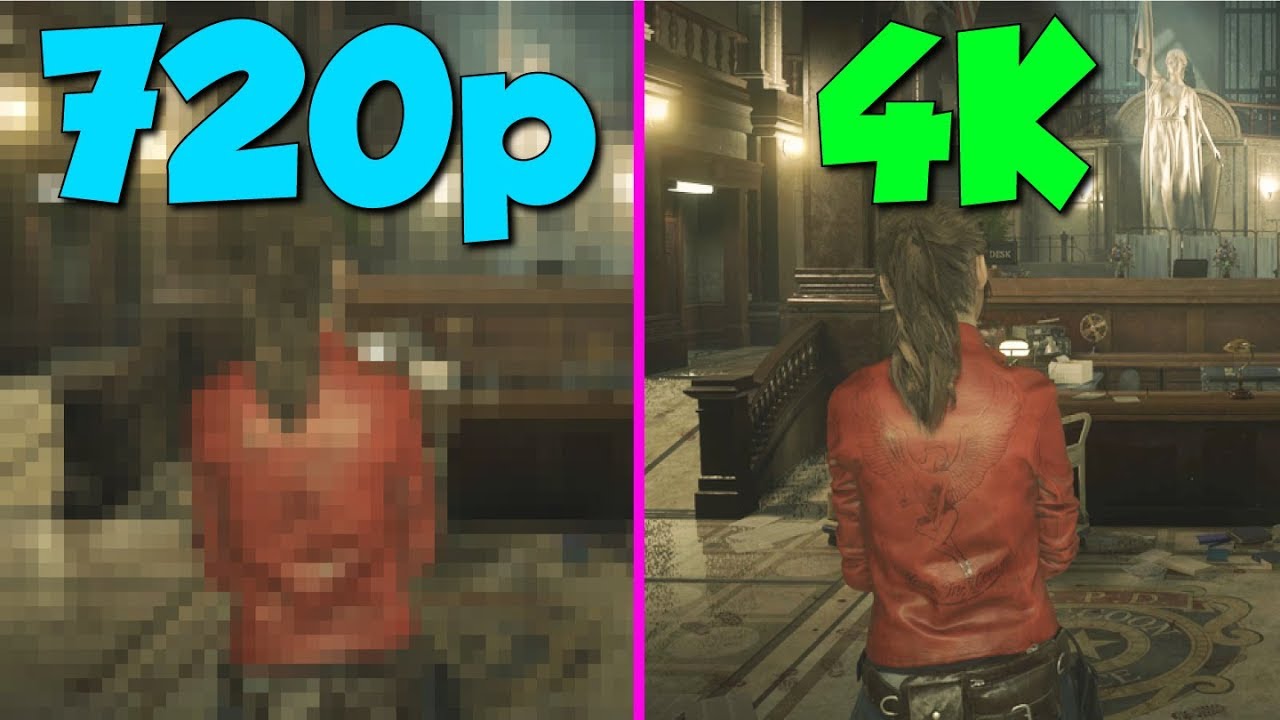 720p vs 4K | Gaming