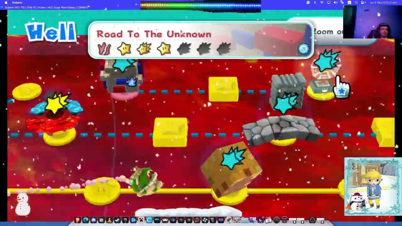 super kaizo galaxy 2  ERS GAMEPLAY blue eclipse video 2 very big black holes