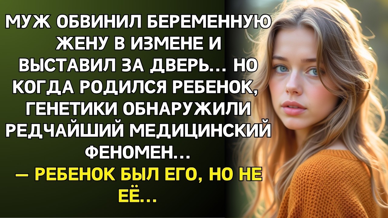 Беременную жену выгнал муж: «Ребенок не мой!»... ДНК-тест шокировал всех, муж - отец ребенка, а мать