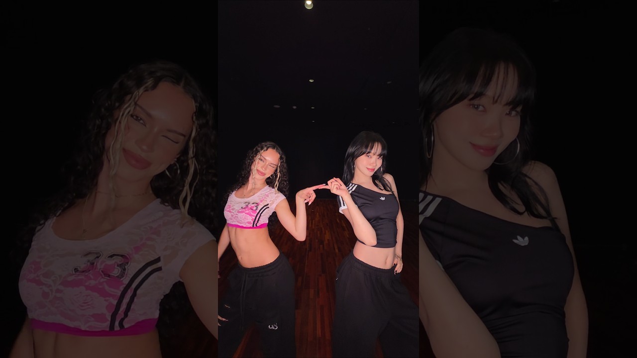 Iconic #KIMCHAEWON #KATSEYE_Daniela 🖤❤️&zwj;🔥 #LE_SSERAFIM #KATSEYE #ICONICBYMISTAKE @katseyeworld