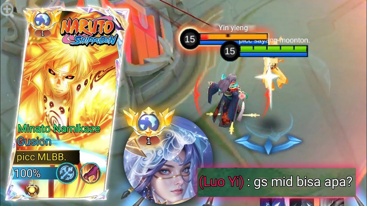 LOCK TOP 1 GLOBAL LUO YI SAMPE BASE!! GUSION X MINATO!!