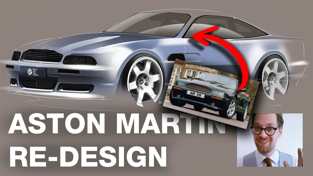 Aston Martin V8 re-design: can we improve the design of this British Brute? | Niels van Roij Design