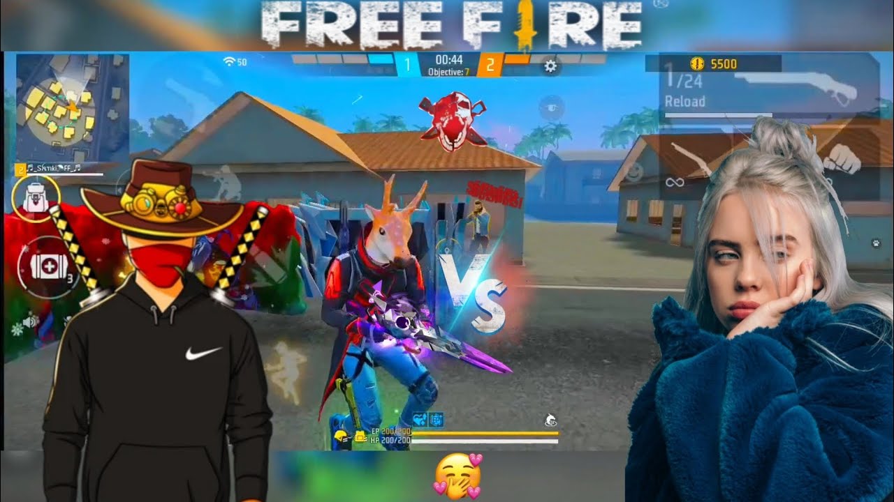 Sankizonex Vs Random Girl Custom Challenge ⚠️ 1 v 1 🤯 #2fingercustomhud #garenafreefire #SankiZoneX