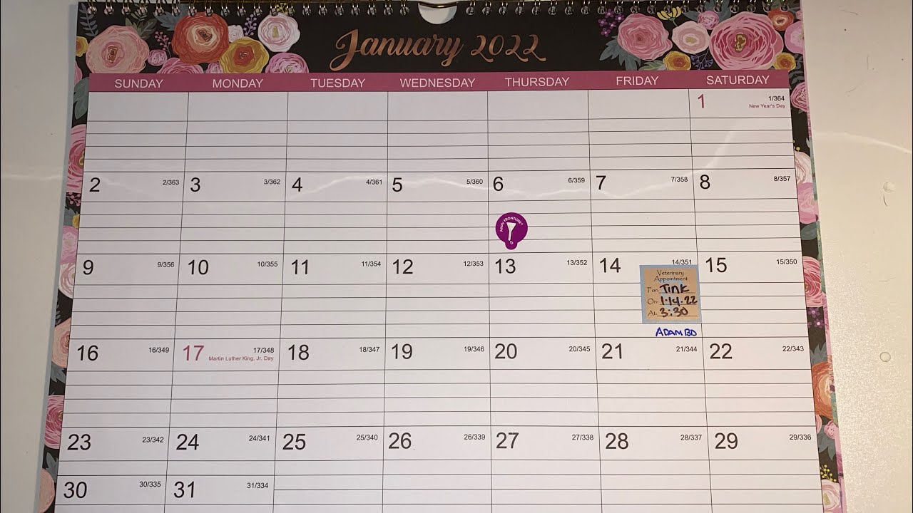 January Budget Calendar | Monthly Budget Prep