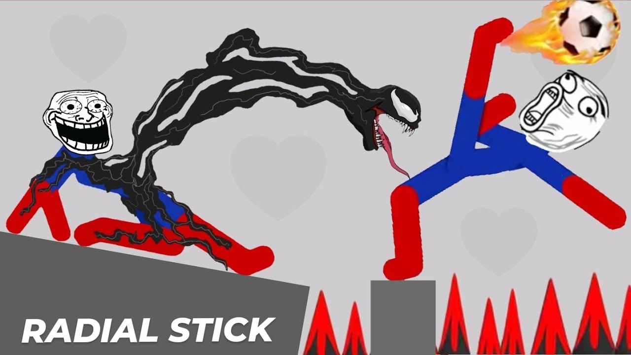 Best Falls | Stickman Dismounting compilation of funny moments RADIAL STICK #687
