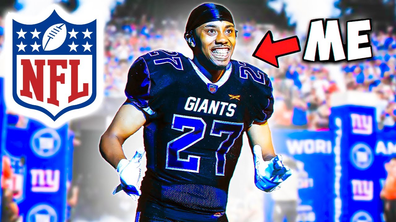 I FINALLY PLAYED IN MY FIRST PRO FOOTBALL GAME!!! (INSANE)