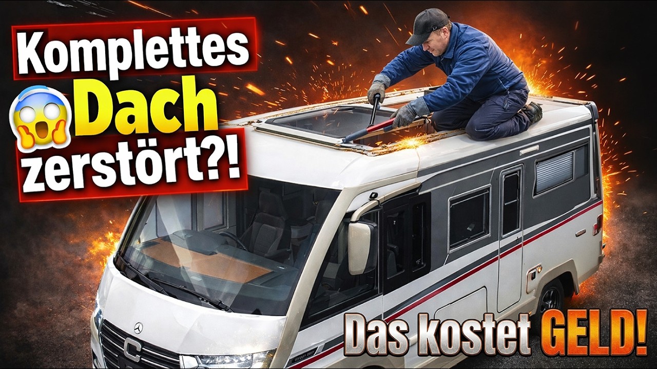 Komplettes Dach zerst&ouml;rt ?😮