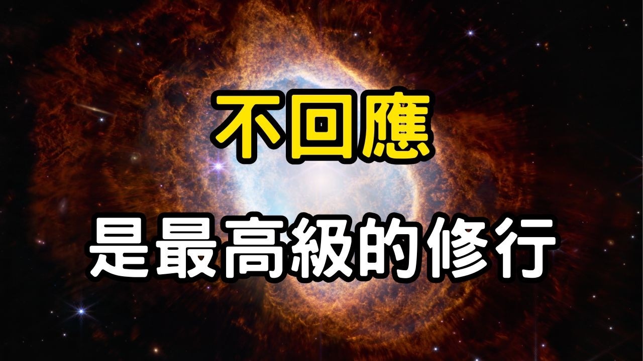 不回應，是最高級的修行！止語觀心，如何三秒切斷所有糾纏？ #開悟 #覺醒 #靈性成長