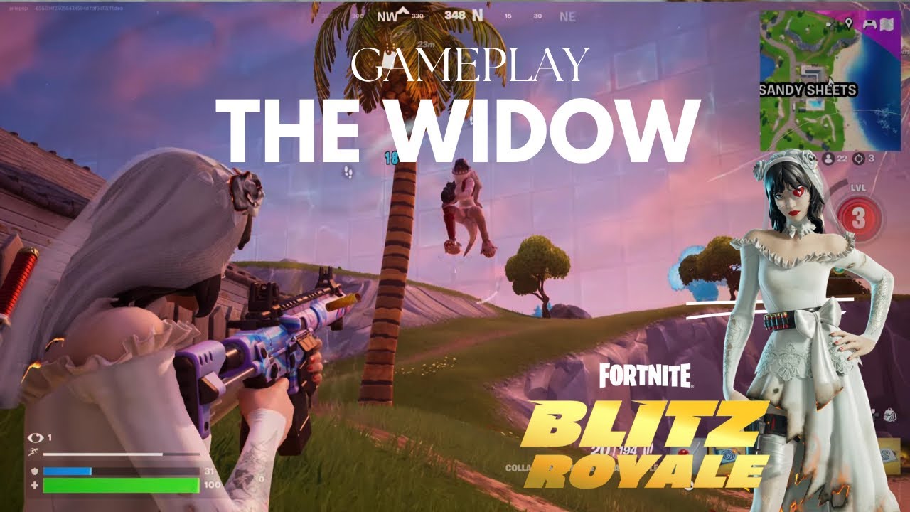 The Widow Fortnite Gameplay | Blitz Royale