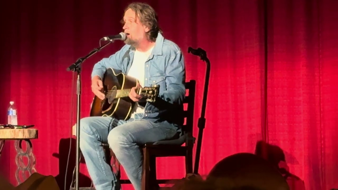Hayes Carll playing Bible On The Dash @ Woody Fest (7/9/25) in Okemah