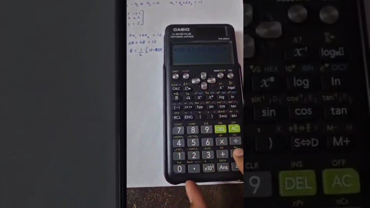 Series of Calculator - fx-991ES PlUS | Part 4 - Gauss Seidel Method