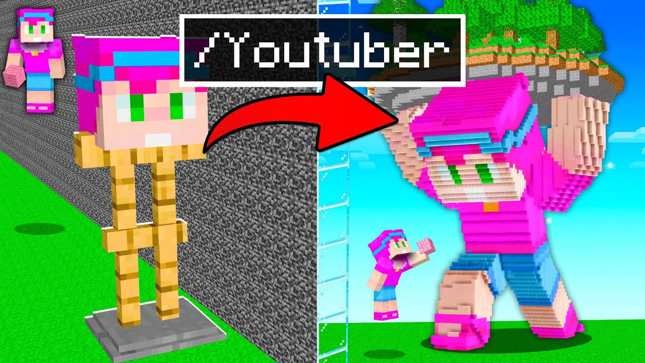 Hice TRAMPAS con /YOUTUBER en esta Batalla de Construcción 😂