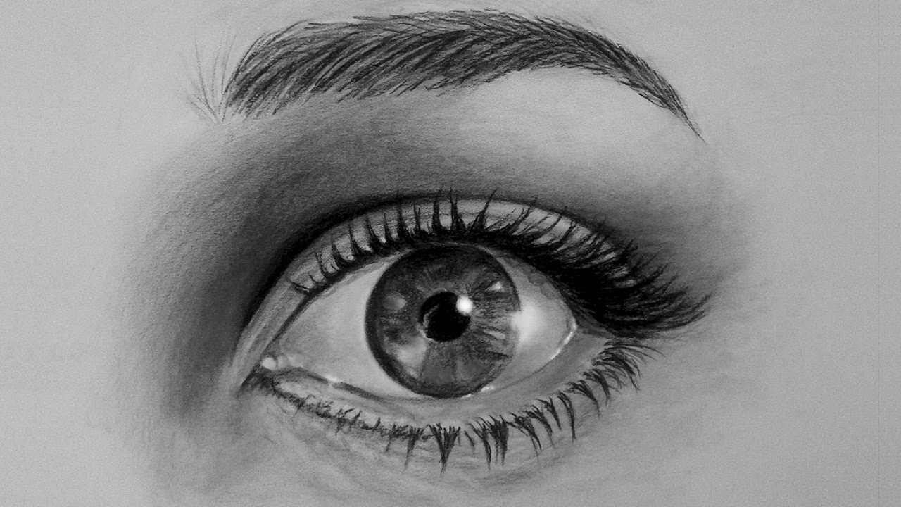Tutorial: Come disegnare un occhio realistico (passo per passo) - How to draw an eye