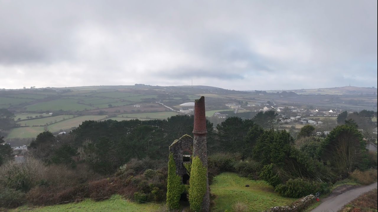 Wheal Amelia #exploreingcornwall #history #drone