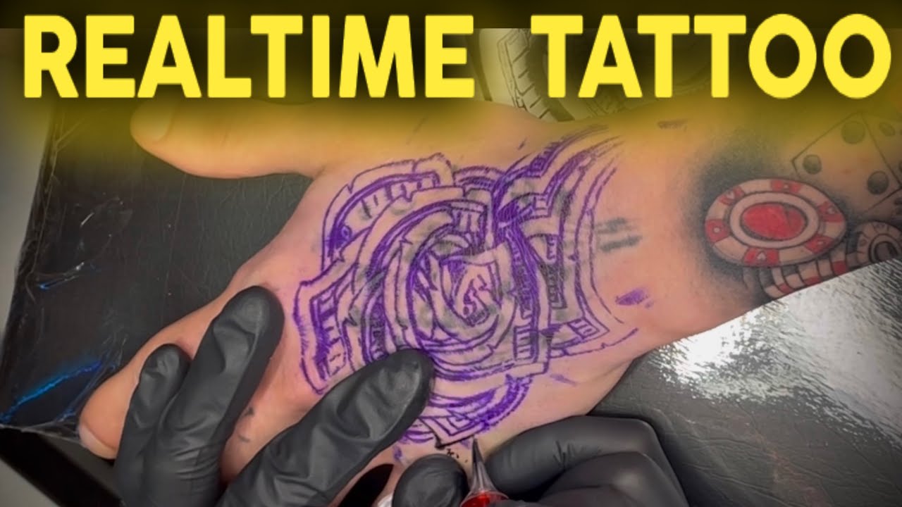 Tattoo Coverup Realism | Hand tattoo Ideas | کاور تتو قدیمی |  تتو گل رز