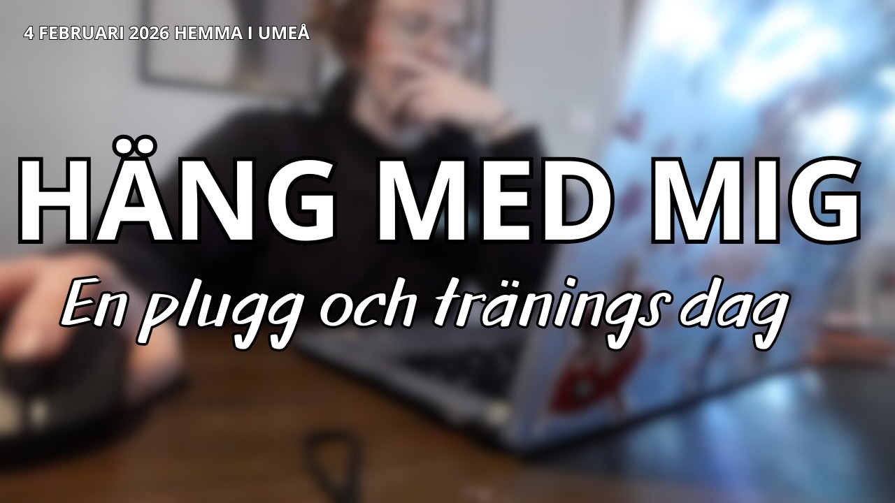 En plugg och träningsdag.