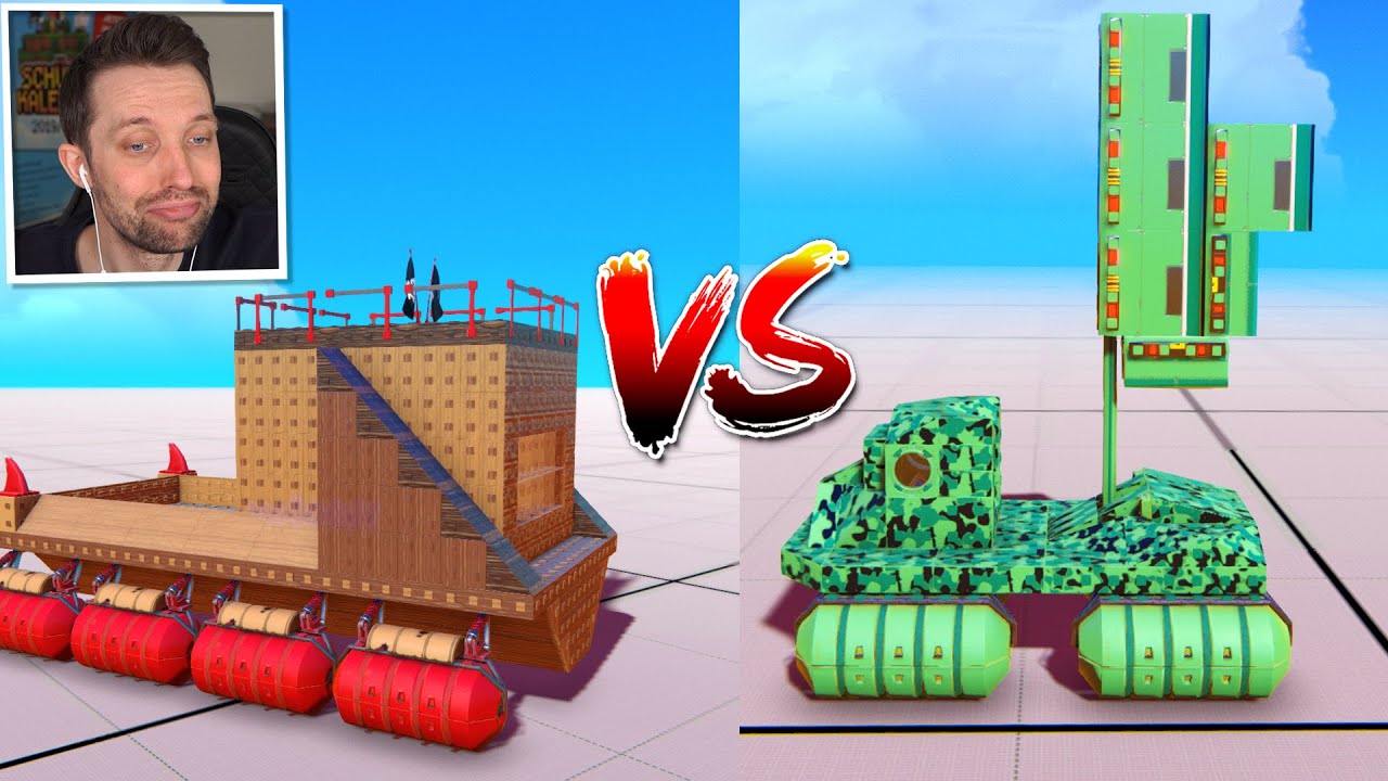 BENX Floß vs. ELINA Floß in Trailmakers