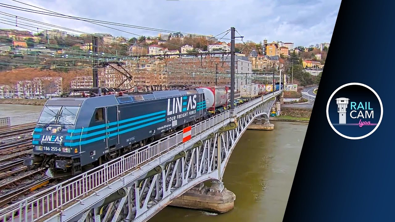 Les meilleurs trains du mois de janvier ! Un mois de raretés sur Railcam Lyon