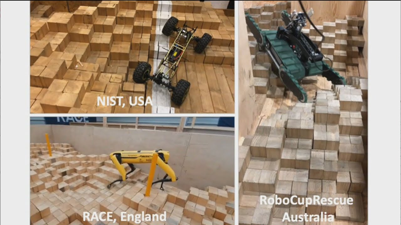Government robots used to save lives on emergency response missions - NIST robotics team