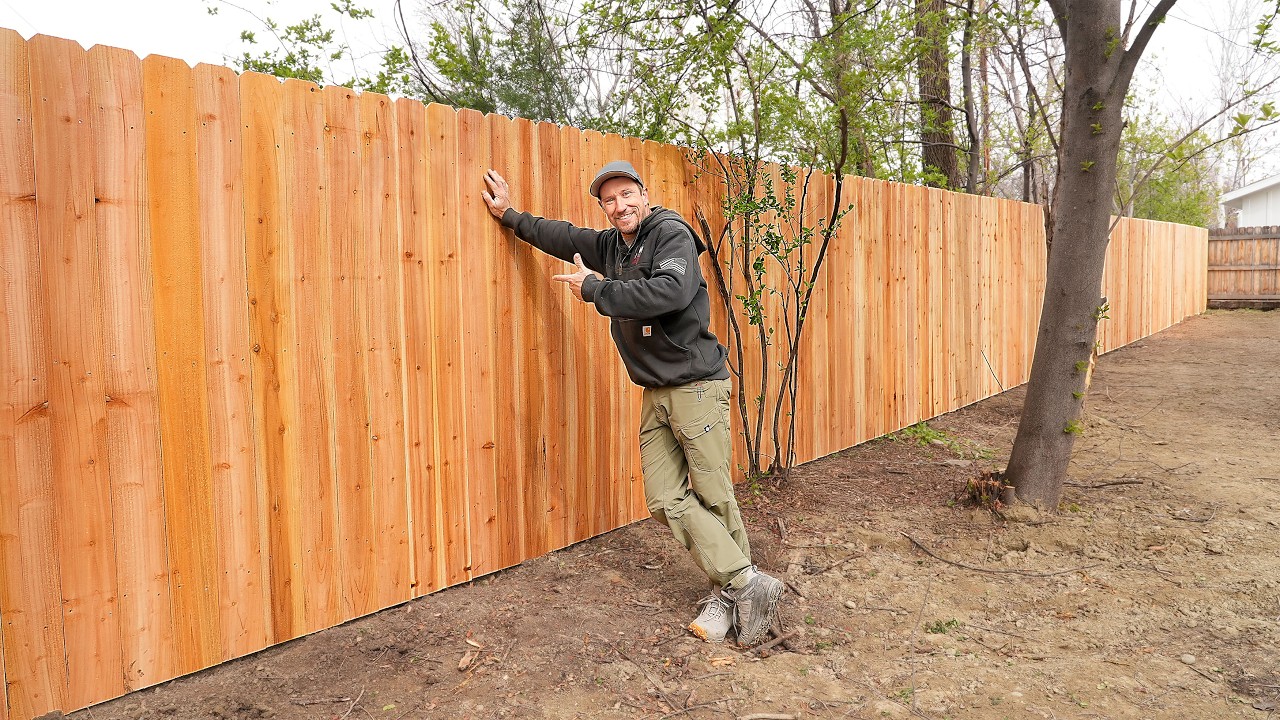 We TRANSFORMED This Yard With A No-Dig Fence