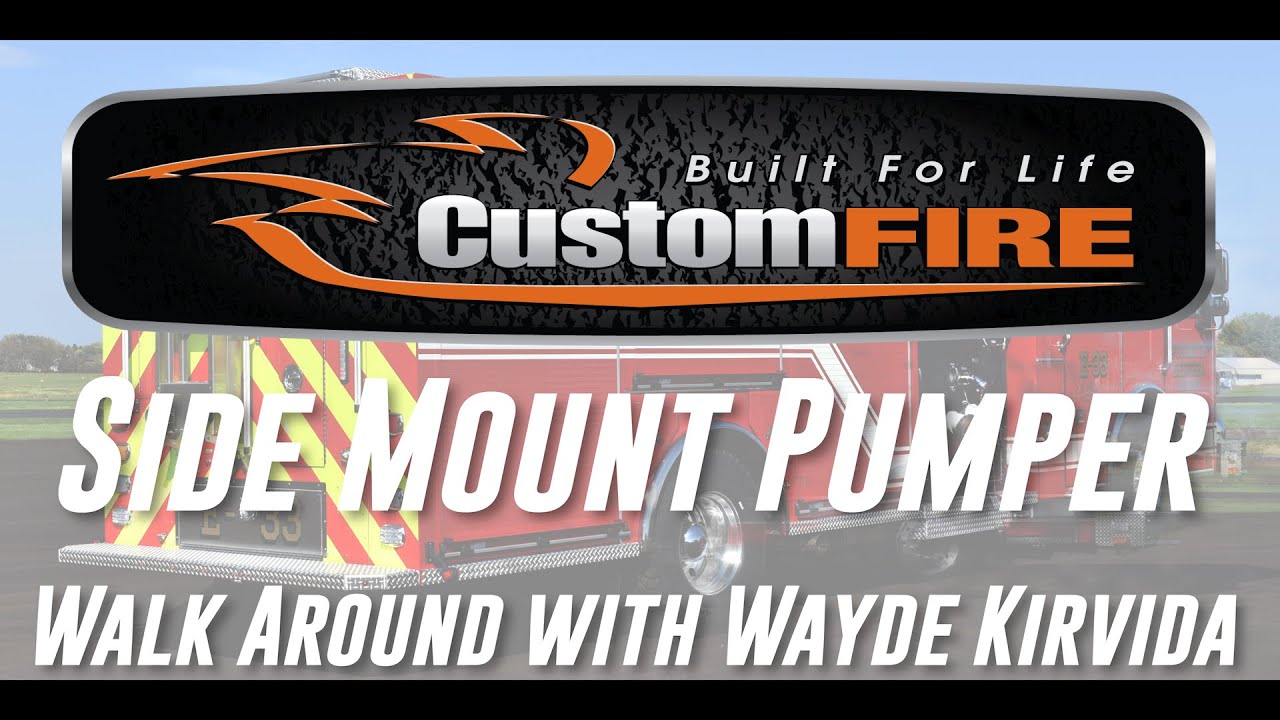 Side Mount Pumper built for the Poynette-Dekorra Fire Dept. by CustomFIRE