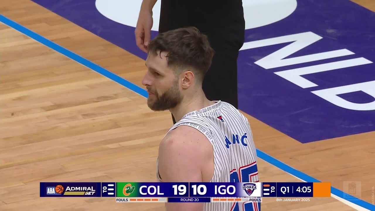 AdmiralBet ABA League 2024/25, Round 20 match: Cedevita Olimpija – Igokea m:tel (8.2.2025)