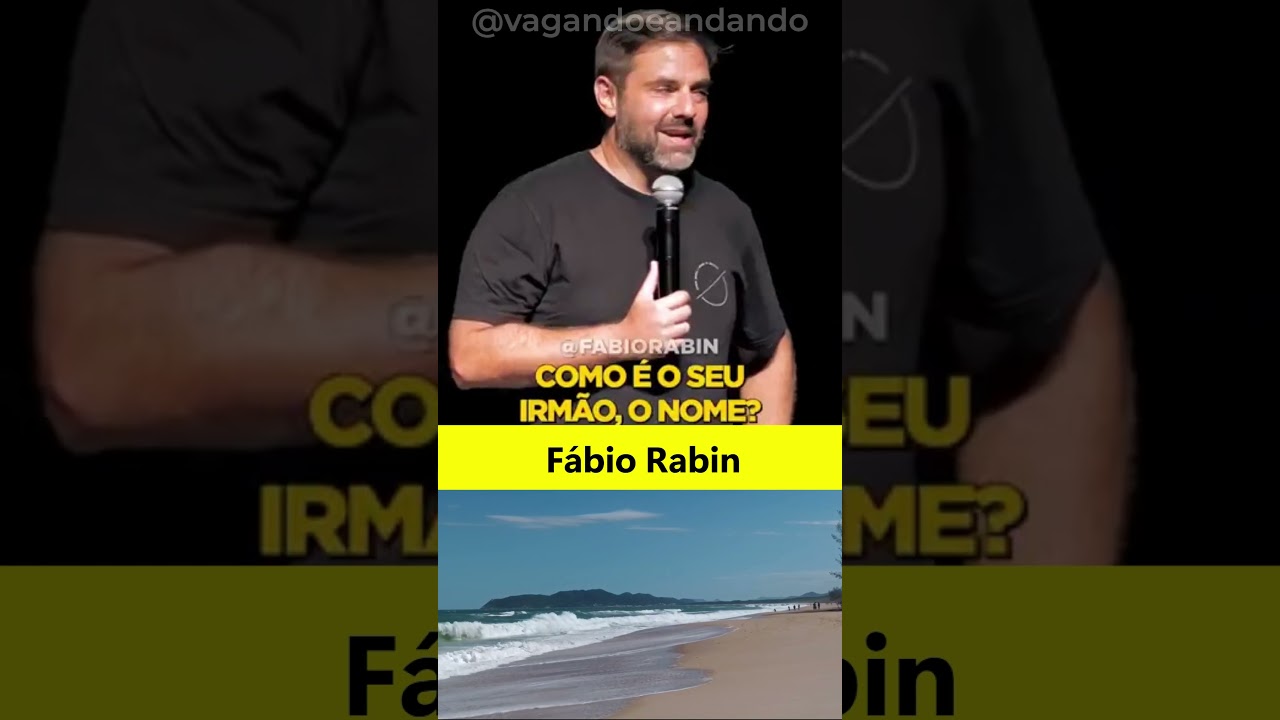 NÃO É POSSÍVEL! FÁBIO RABIN BRINCA COM NOME INUSITADO E REVELA HISTÓRIA SOBRE TERAPIA! 