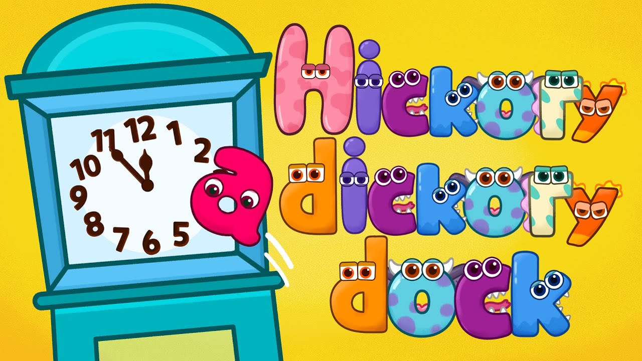 Hickory Dickory Dock - Рассказываем время по-английски! Детская песенка 