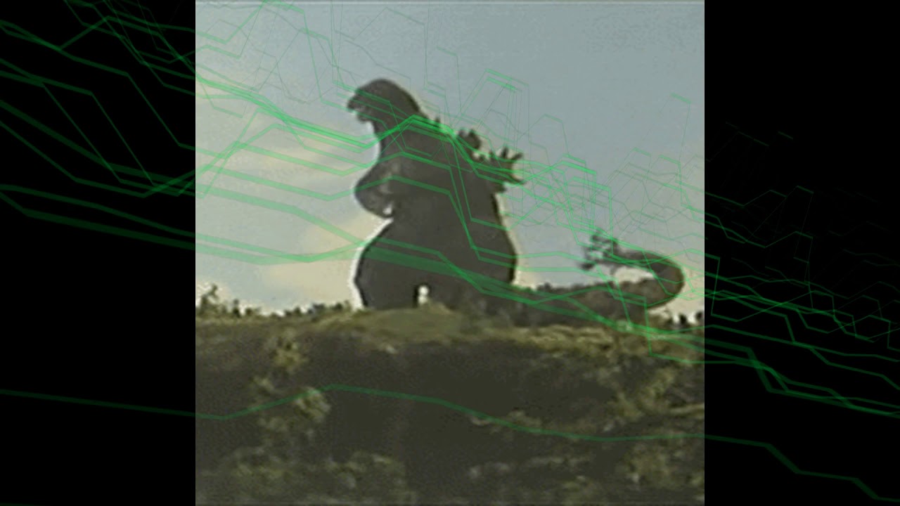 Groovy Kaiju (Groovy Godzilla) - Two Lives Left - VaporWave / FutureFunk