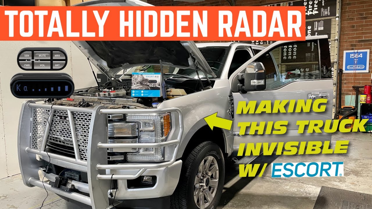 INSTALLING A Completely HIDDEN Radar Detector And Laser SHIFTERS In My F-250
