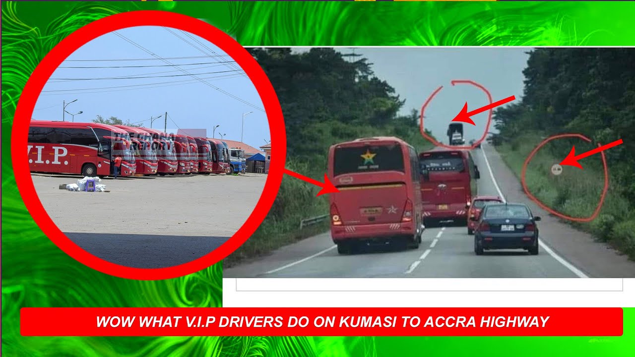 KUMASI VIP DRIVERS AND THEIR CARELESS DRIVING TO ACCRA STILL BLAMES THE DEVIL