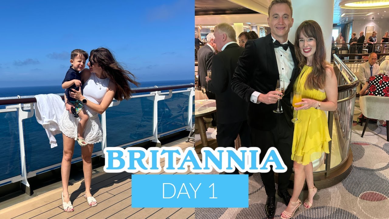 🛳️P&O BRITANNIA DAY 1 VLOG 🛳️ POOL FUN, ARENA GAMES, FORMAL NIGHT & CAPTAIN’S COCKTAILS 🥂✨