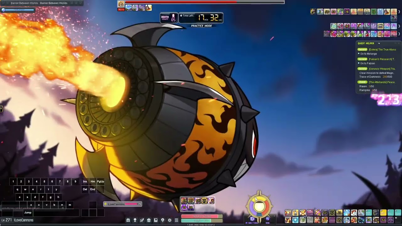 [Maplestory - Challenger World Heroic] Cannoneer Normal Seren Solo - Week 1