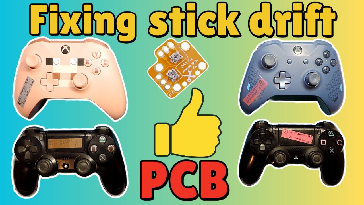 Fixing stick drift by soldering PCB? Testing!