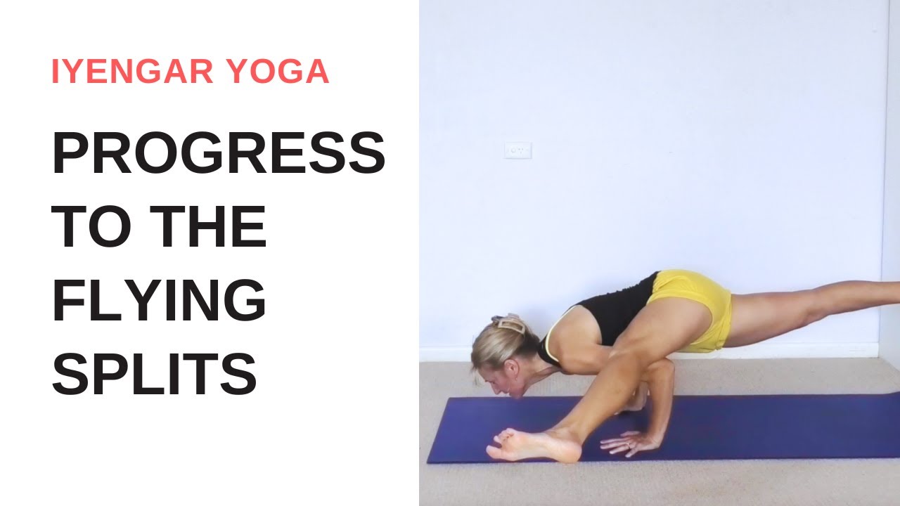 Progression to EKA PADA KOUNDINYASANA II - one legged sage Koundinya's pose | Iyengar Yoga