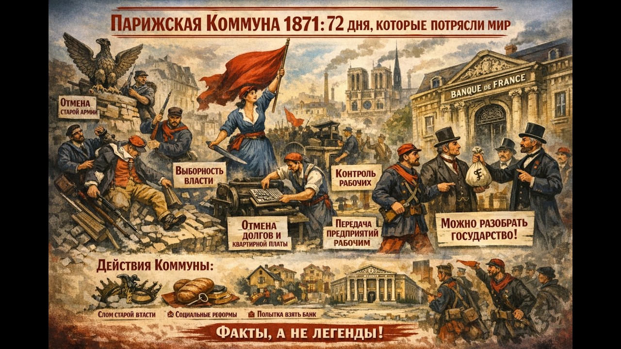 Парижская Коммуна: первый удар по государству капитала