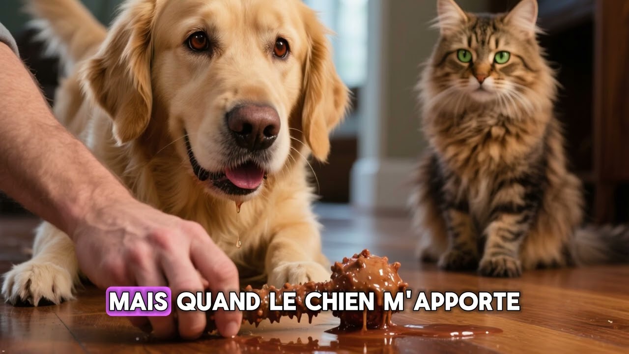 Quand Mimine analyse les réactions des chiens 🐱