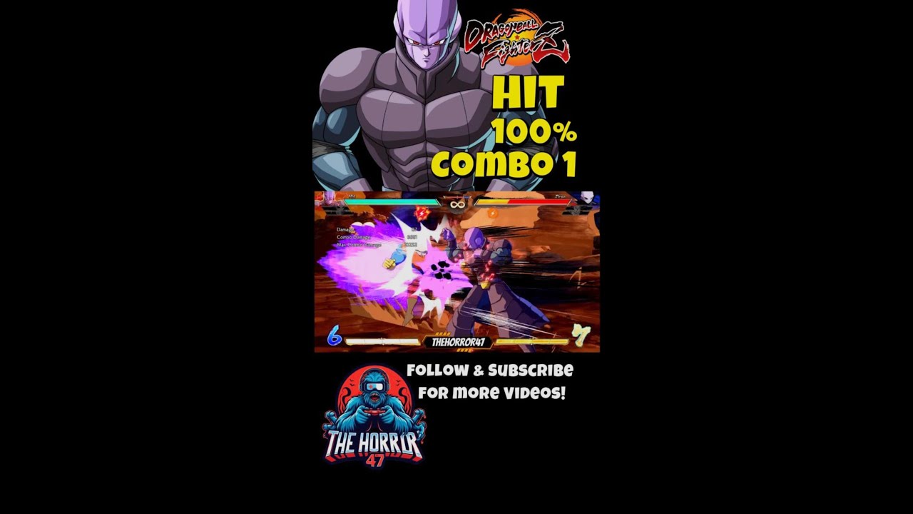 Incredible Hit 100% Combo #1⚡ Dragon Ball FighterZ Gameplay!